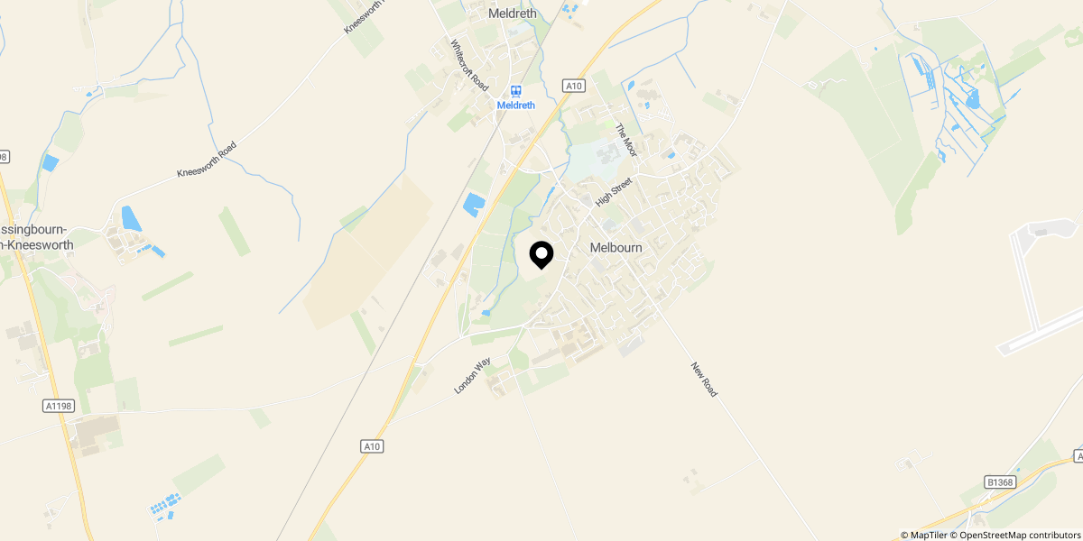 Approximate location of High Street, Melbourn, Royston, SG8 6AL